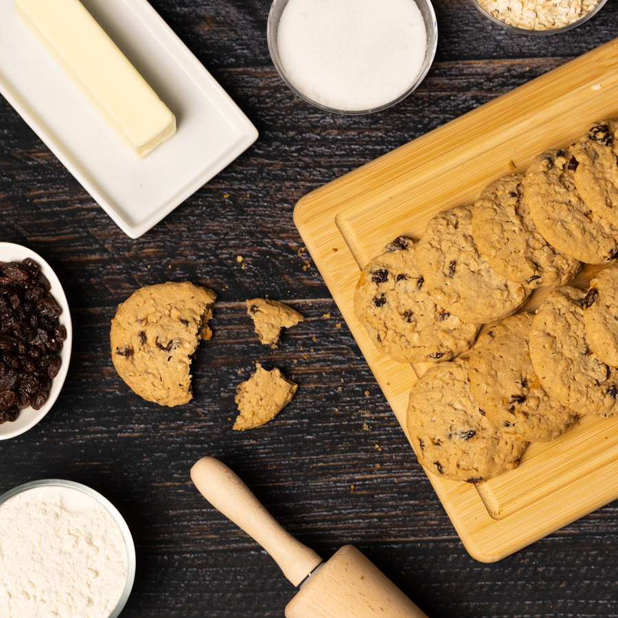 Oatmeal Raisin Cookies Ingredients